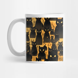 Halloween Decorations 10 - Black Cats Mug